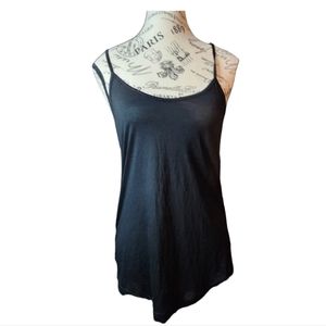 NWT Angie Black Spaghetti Tank Top Size Medium